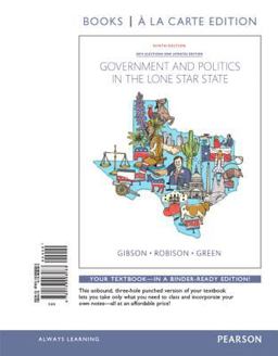 Government and Politics in the Lone Star State, Books a la Carte Edition Plus REVEL -- Access Card Package