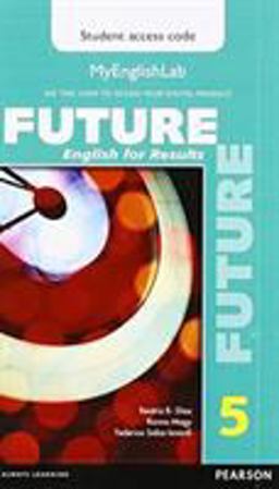 Future 5 Mylab English Access Code Card  9780134175065 Front Cover