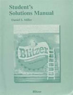 Student Solutions Manual for Intermediate Algebra for College Students