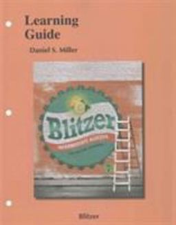 Learning Guide for Intermediate Algebra for College Students