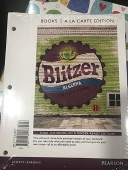 Algebra for College Students, Books a la Carte Edition