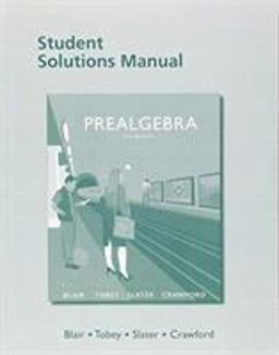 Student Solutions Manual for Prealgebra