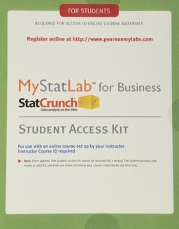 MyStatLab with EText for Business Statistics -- Standalone Access Card; PHStat Access Kit for Statistics