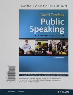 Public Speaking Strategies for Success 8th 9780134202228 Front Cover