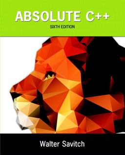 Absolute C++ Plus Mylab Programming with Pearson EText -- Access Card Package 6th 9780134225395 Front Cover