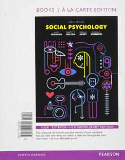 Social Psychology, Books a la Carte Plus NEW MyPsychLab -- Access Card Package