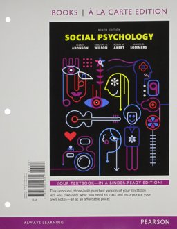 Social Psychology, Books a la Carte Edition Plus REVEL -- Access Card Package