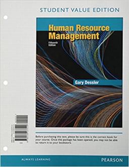 Human Resource Management, Student Value Edition