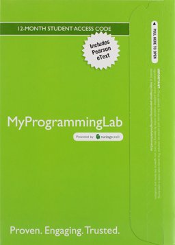Absolute Java -- Mylab Programming with Pearson EText