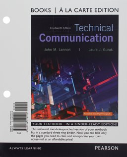 Technical Communication, Books a la Carte Edition Plus MyWritingLab with Pearson EText -- Access Card Package