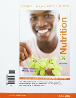 Nutrition for Life, Books a la Carte Edition and Modified MasteringNutrition with MyDietAnalysis with Pearson EText and Access Card