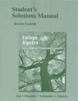 Student Solutions Manual for College Algebra