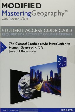 Modified MasteringGeography with Pearson EText -- Standalone Access Card -- for the Cultural Landscape