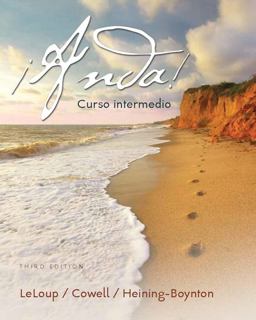 ï¿½Anda! Curso Intermedio Plus MySpanishLab -- Access Card Package 3rd 2016 9780134293356 Front Cover