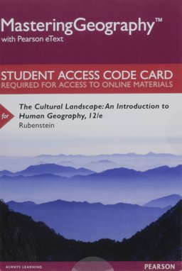 MasteringGeography with Pearson EText -- Standalone Access Card -- for the Cultural Landscape