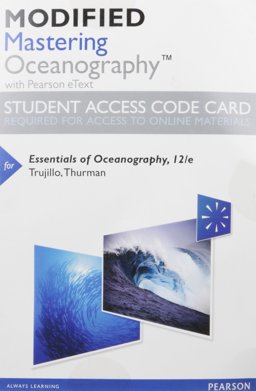 Modified MasteringOceanography with Pearson EText -- Standalone Access Card -- for Essentials of Oceanography