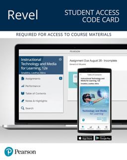 Revel Access Code for Instructional Technology and Media for Learning 12th 9780134298290 Front Cover