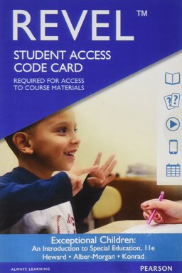 Revel Access Code for Exceptional Children An Introduction to Special Education 11th 9780134303284 Front Cover