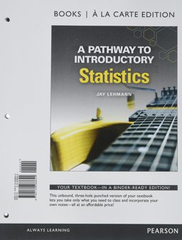 Pathway to Introductory Statistics, Books a la Carte Edition PLUS Mylab Math Access Card -- Access Card Package  9780134310046 Front Cover