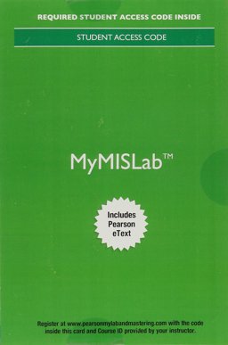 MyMISLab with Pearson EText -- Access Card -- for Essentials of MIS