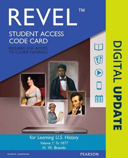 Learning U. S. History, Semester 1 -- Revel Access Code