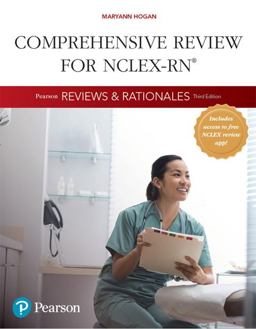 Pearson Reviews and Rationales Comprehensive Review for NCLEX-RN 3rd 9780134376325 Front Cover