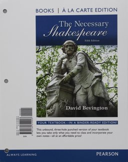 Necessary Shakespeare, the, Books a la Carte Plus REVEL -- Access Card Package