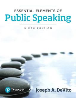 Essential Elements of Public Speaking,