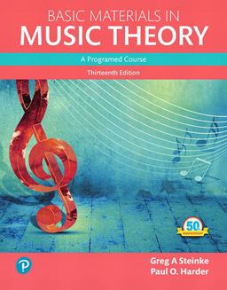 Basic Materials in Music Theory: A Programed Course  9780134419787 Front Cover
