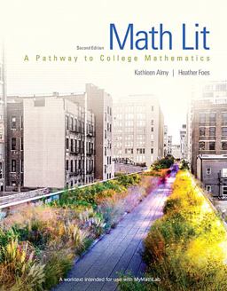 Math Lit 2nd 9780134433110 Front Cover