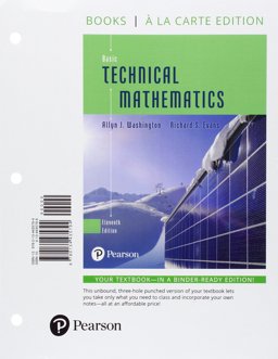 Basic Technical Mathematics, Books a la Carte Edition
