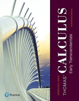 Thomas' Calculus: Early Transcendentals 14th 9780134439020 Front Cover