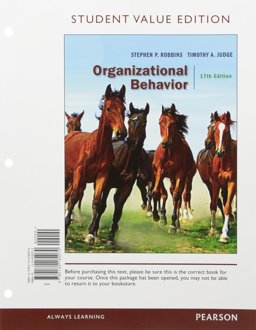 Organizational Behavior, Student Value Edition Plus MyManagementLab with Pearson EText -- Access Card Package 17th 9780134439822 Front Cover