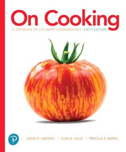 On Cooking: A Textbook of Culinary Fundamentals  9780134441900 Front Cover