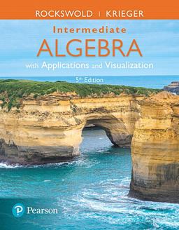 Intermediate Algebra with Applications and Visualization 5th 9780134442327 Front Cover