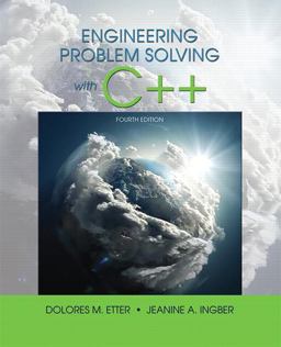 Engineering Problem Solving with C++ 4th 9780134444291 Front Cover