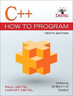 C++ How to Program 10th 9780134448237 Front Cover