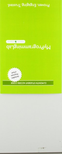 MyLab Programming with Pearson EText -- Access Card -- for Java Software Solutions