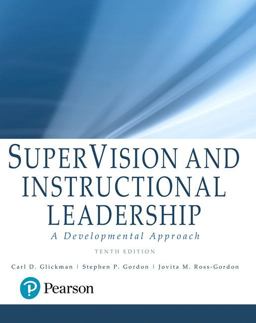 Supervision and Instructional Leadership: A Developmental Approach  9780134449890 Front Cover