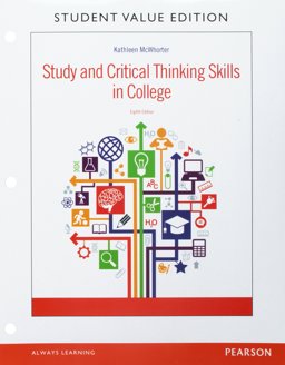Study and Critical Thinking Skills in College, Student Value Edition