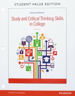Study and Critical Thinking Skills in College, Student Value Edition Plus MyStudentSuccessLab with Pearson EText -- Access Card Package