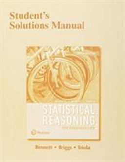 Student Solutions Manual for Statistical Reasoning for Everyday Life 5th 9780134456942 Front Cover