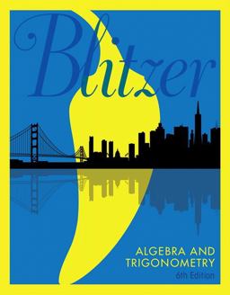 Algebra and Trigonometry:  9780134463216 Front Cover