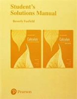 Student Solutions Manual for Calculus and Its Applications 14th 9780134463230 Front Cover