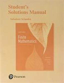 Student Solutions Manual for Finite Mathematics and Its Applications