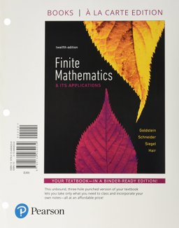 Finite Mathematics and Its Applications, Books a la Carte Edition