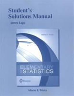Student's Solutions Manual for Elementary Statistics Student's Solutions Manual for Elementary Statistics
