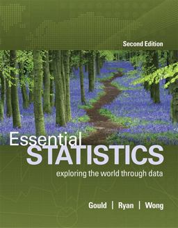 Essential Statistics: Exploring the World Through Data  9780134466019 Front Cover