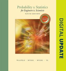 Probability and Statistics for Engineers and Scientists, Mylab Statistics Update with Mylab Statistics Plus Pearson EText -- Access Card Package 9th 9780134468914 Front Cover