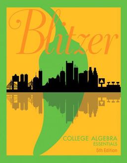 College Algebra Essentials:  9780134469294 Front Cover